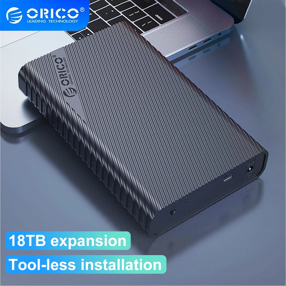 

ORICO HDD Enclosure 2.5/3.5 SATA To USB 3.0 Adapter Hard Drive Case for Notebook Desktop External Solid State Mechanical Ssd Cas
