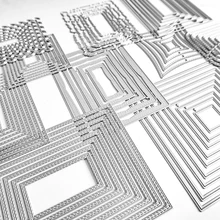  Circle Pentagram Cutting Dies Christmas Metal Cutting Dies Stencils Die Cut for DIY Scrapbooking Album Paper Card Embossing 