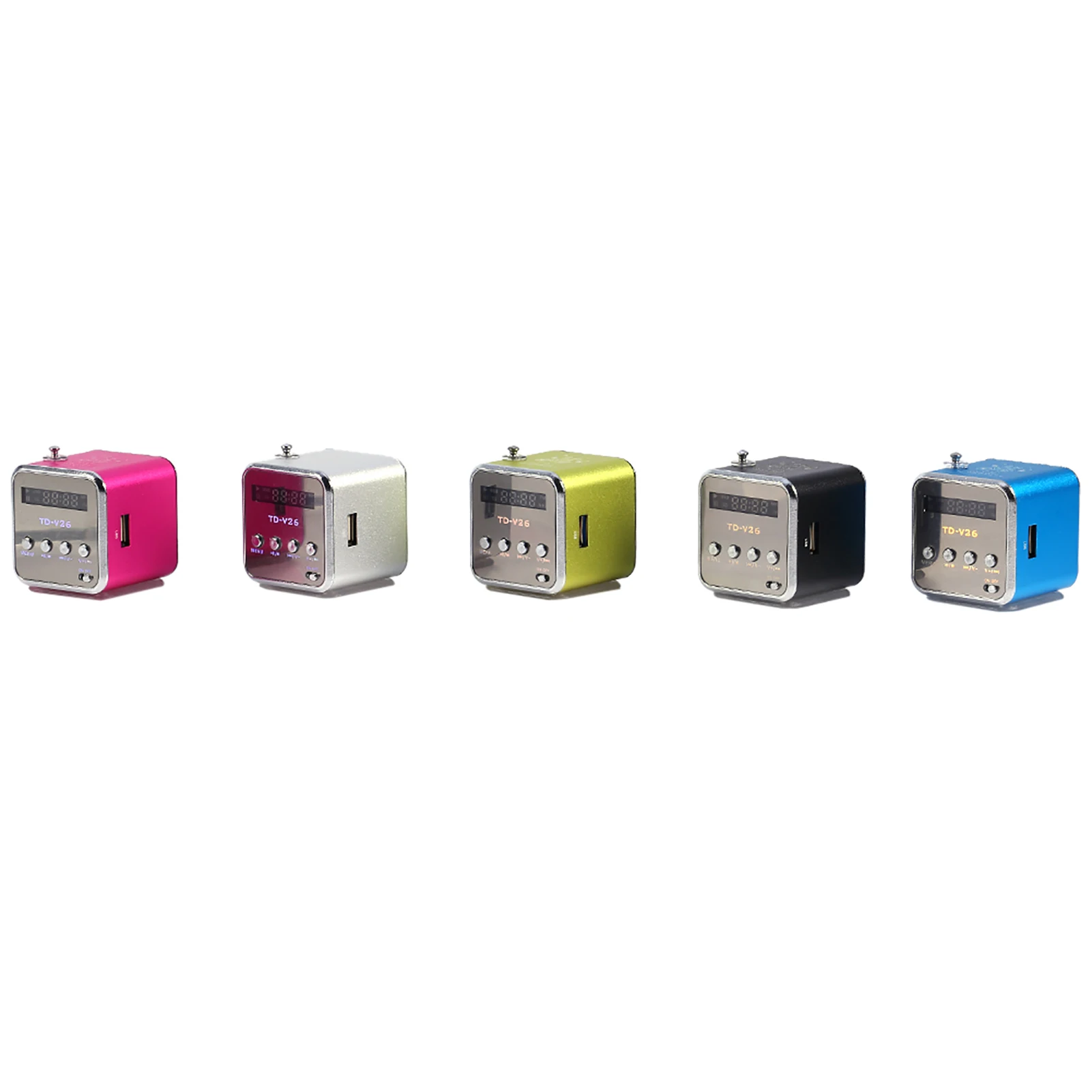 Mini Speaker Music Player Portable FM Radio PC Fashion Support TF Card and U Disk portable speaker