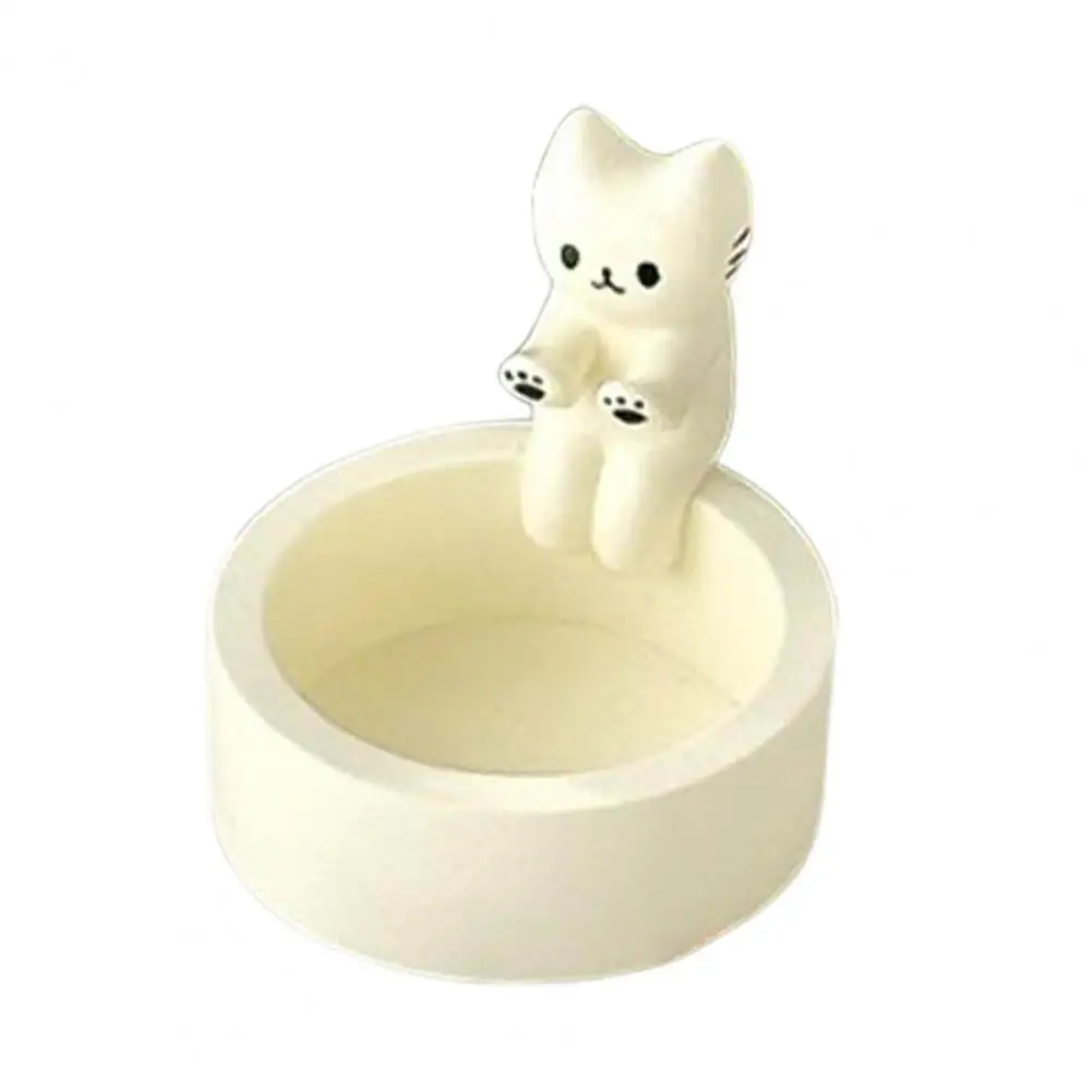 

Resin Cat Candle Holder Cute Cartoon Cat Candle Holder for Home Decoration Scented Light Stand Gift for Cat Lovers Women