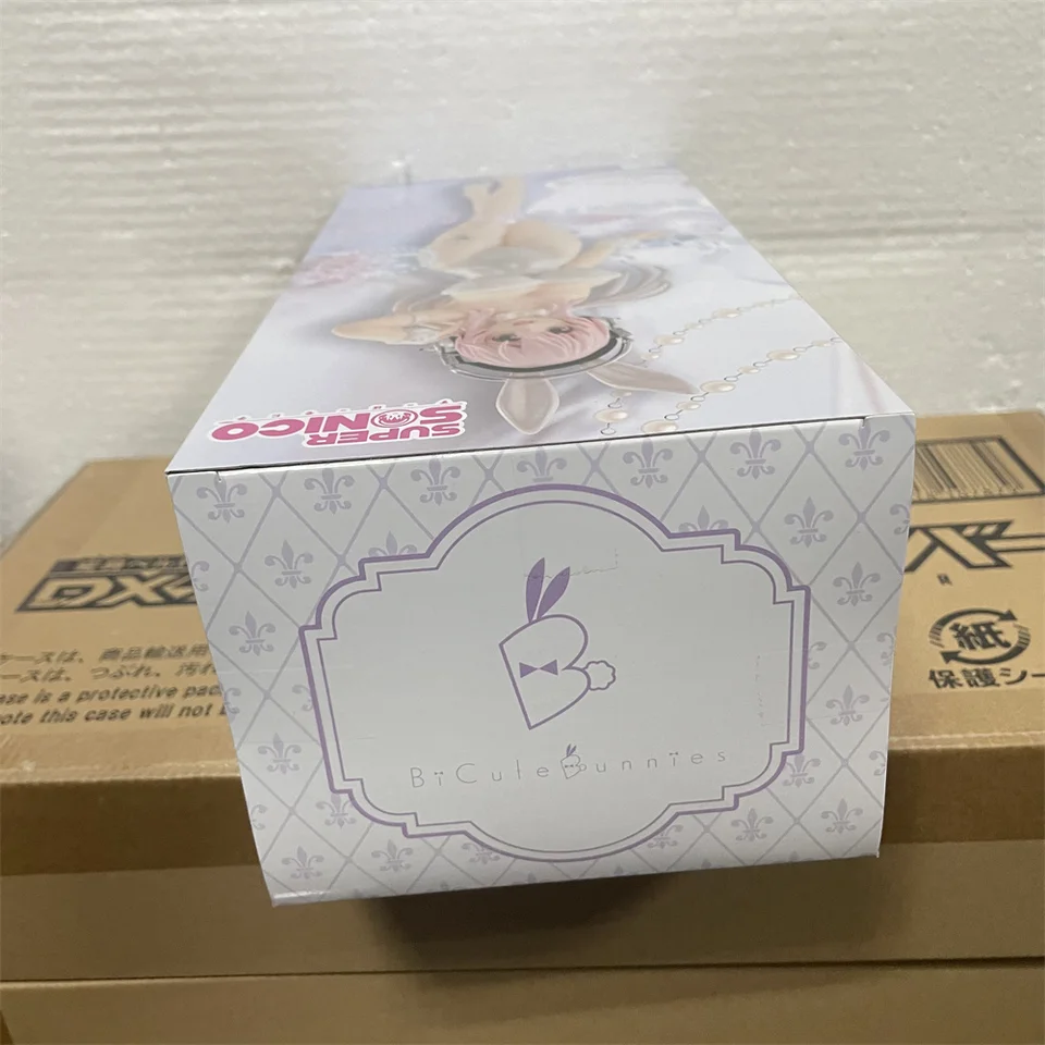 Super Sonico BiCute Bunnies PVC Figure - Pearl White Bunny Outfit Collectible