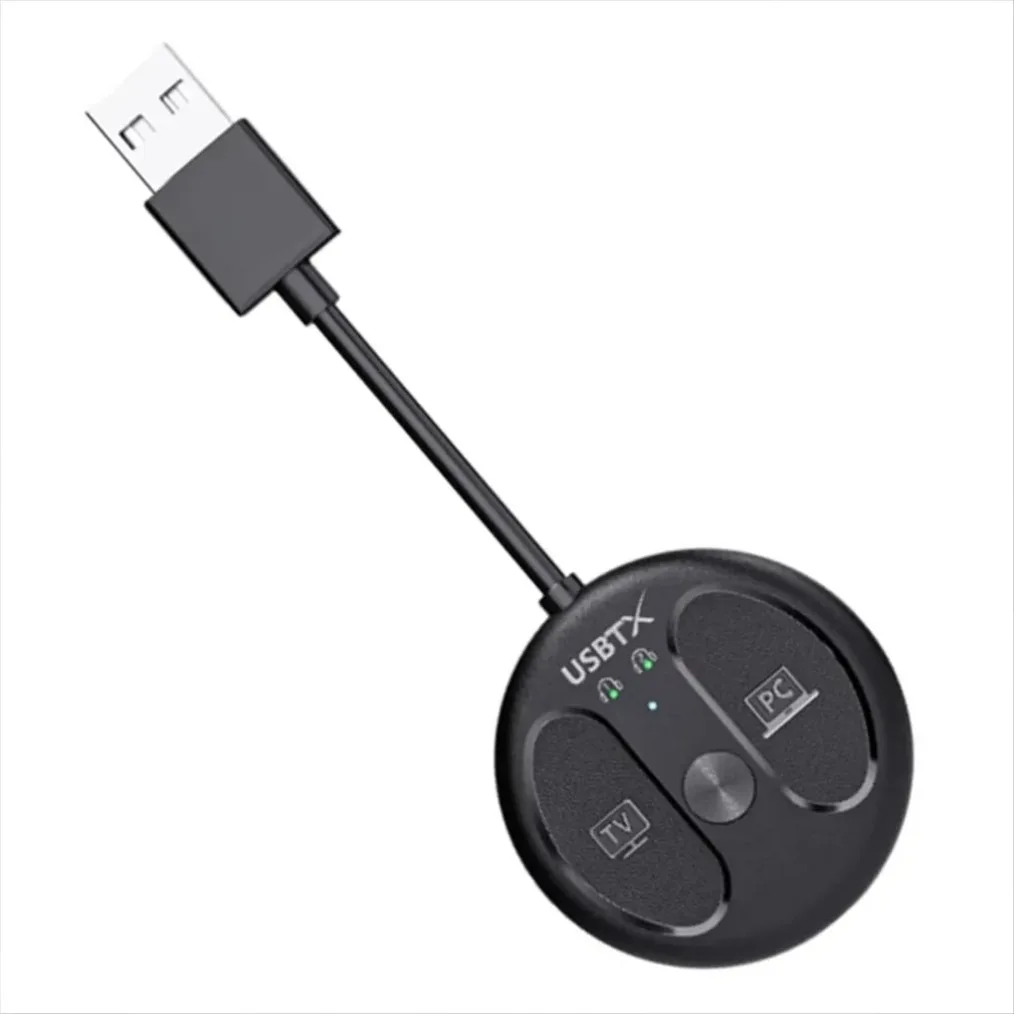 Bluetooth 5.4 Audio Transmitter and Receiver 2 In 1 Wireless 3.5mm Aux Audio Adapter Bluetooth Transmitter for TV Car Headphones