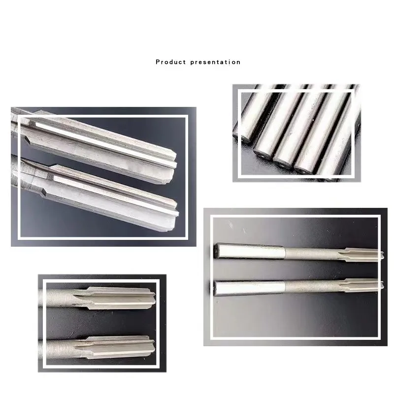 1Pcs 2mm-20mm HSS Straight Shank Chucking Reamer Machine Reamer Milling Cutter Tool For bore Machining 3/4/5/6/7/8/10/12/18/20mm