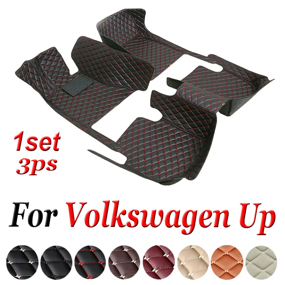 

Автомобильный напольный коврик для VW Volkswagen Up 2012 ~ 2019, водонепроницаемый автомобильный коврик, автомобильные коврики, аксессуары для автомобиля