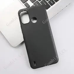 Sleek Silicone Protective Back Case for Nokia G11 Plus 2022 - Soft TPU Cover (Black)
