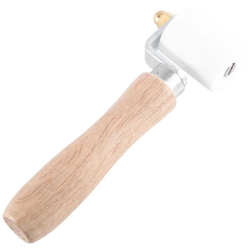 

Heavy Duty 40Mm White PTFE Seam Roller For PVC / EPDM Roofing Vinyl Decking Membrane And Banner Welding Parts