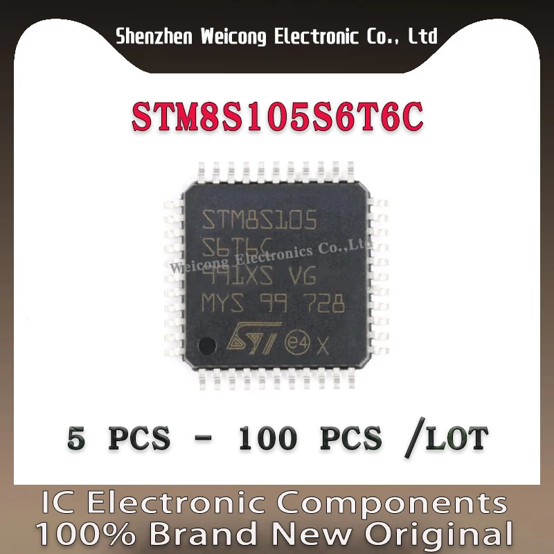 

STM8S105S6T6C STM8S105S6T6 STM8S105S6T STM8S105S6 STM8S105S STM8S105 STM8S STM8 STM IC MCU Chip LQFP-44