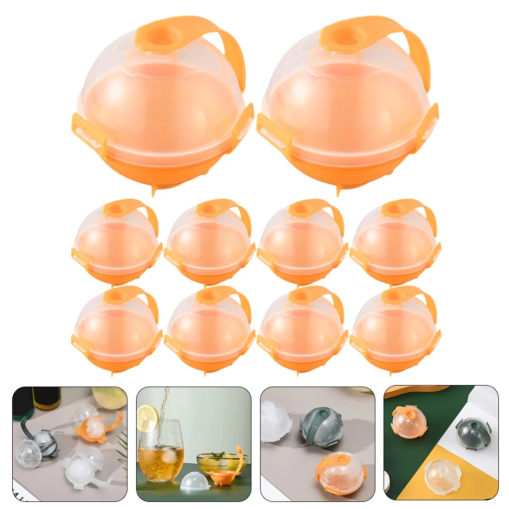 

Ice Hockey Mold Home Making Tool Ball Shaped Kitchen Maker Decorative Fridge Froze Sphere Cube