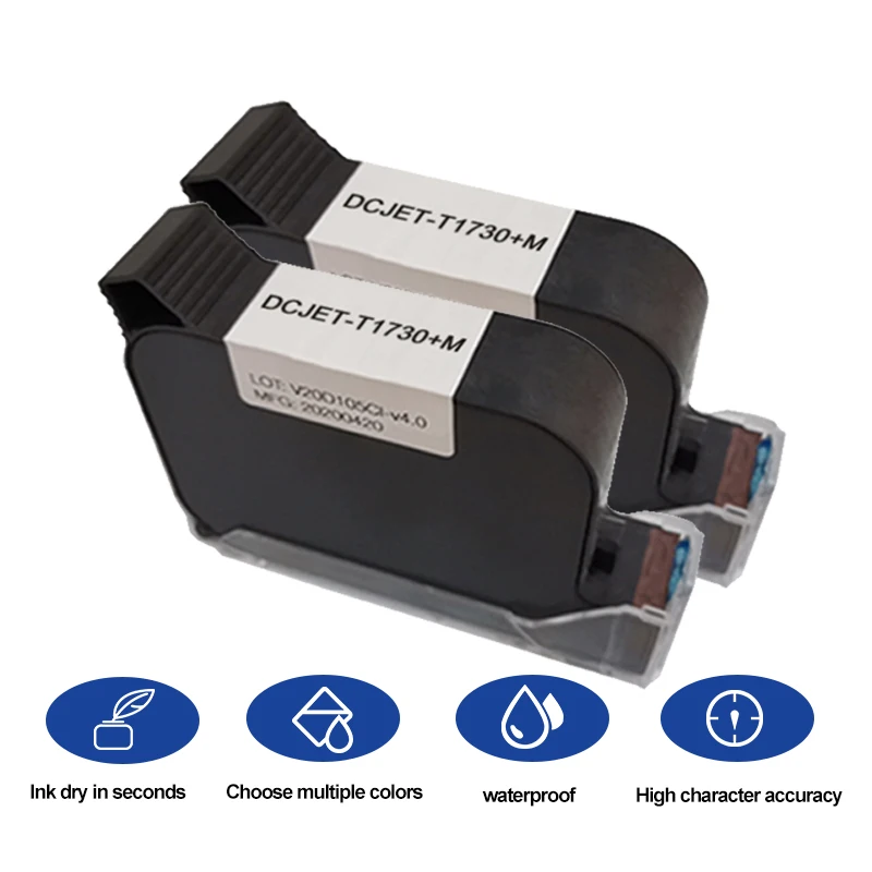 1730M 12.7mm Original Ink High Quality Ink Cartridges TIJ Ink Cartridge Water-pr