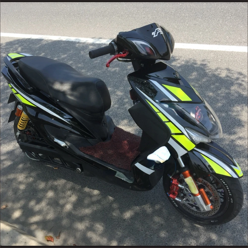 Motorcycle 3D Gel Front Rear Fairing Stickers Moto Whole Car Fuel Tank Pad Decal Sticker Deco Kit For Yamaha Tmax Wgp