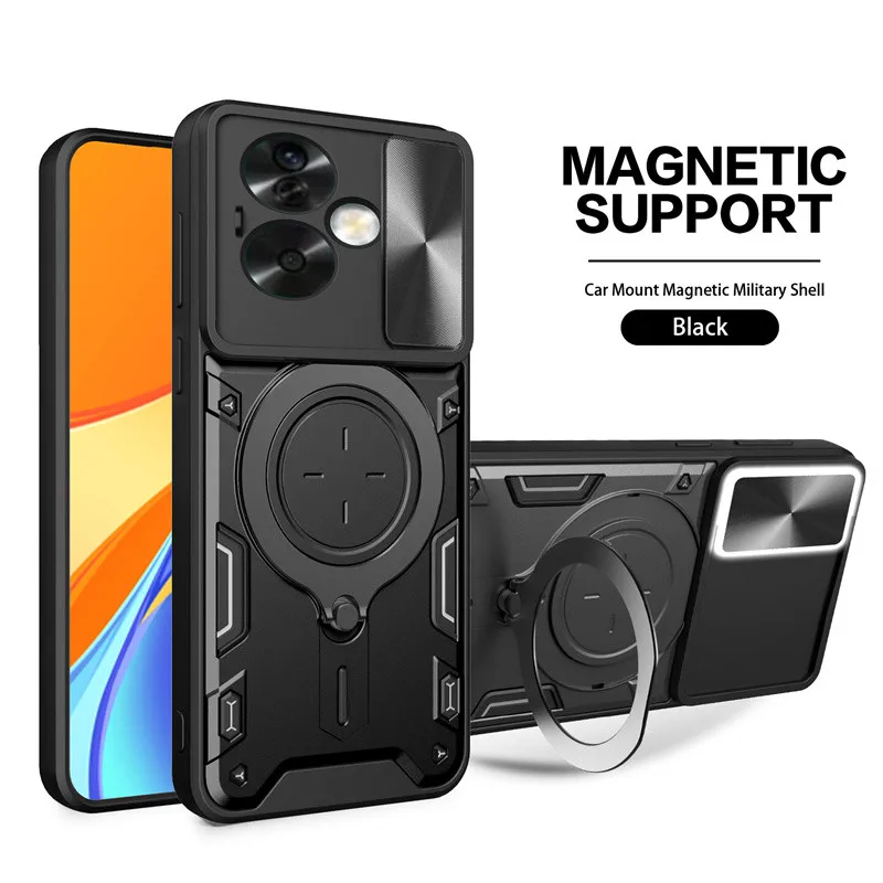 Shockproof Kickstand Protective Cover with Lens Protection