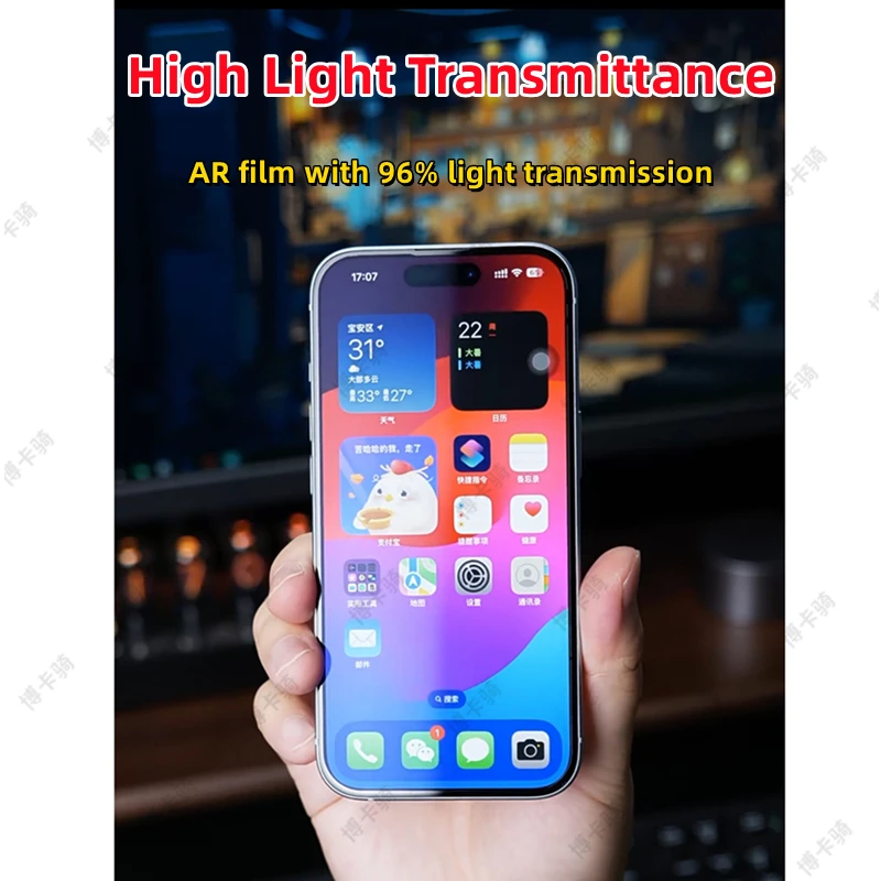 Premium AR Screen Enhancing Film Pack - HD Anti-Reflection Clear Screen Protectors (3-Pack)