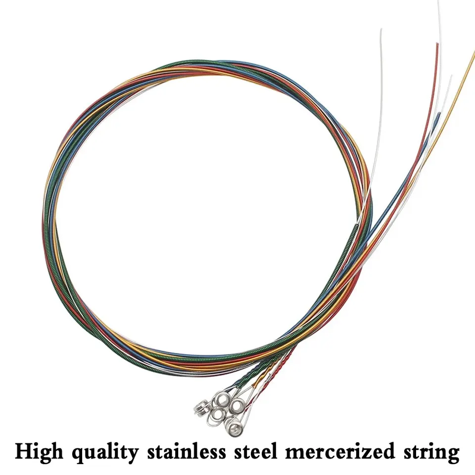 24x Corde Colorate Per Chitarra Acustica J1Q86454 - Foto 9