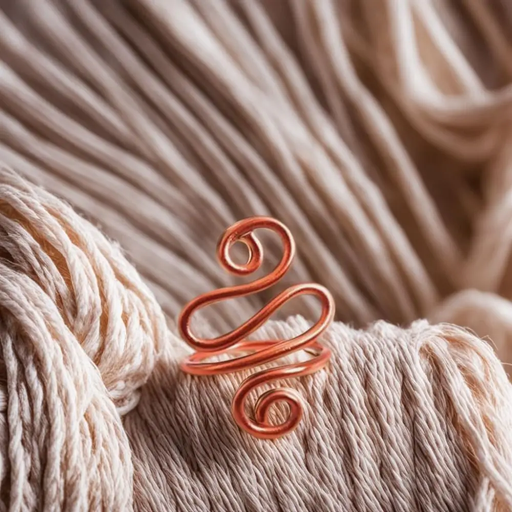 crochet tension ring 1pc Handmade Crochet Adjustable Hook Yarn Tension for Crochet Lovers Sewing Knitting