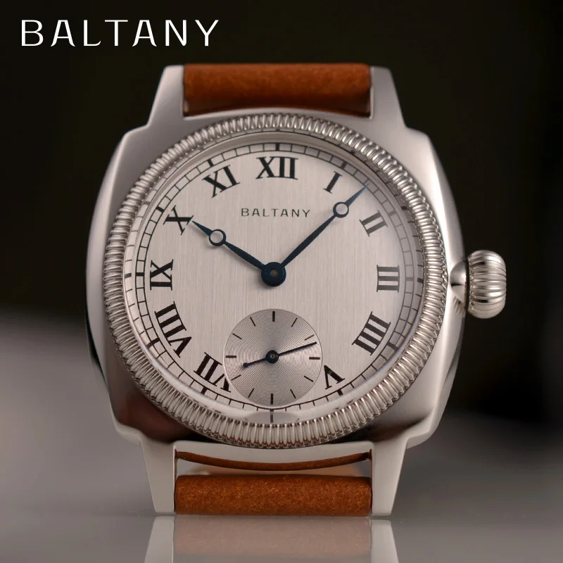 

Модные наручные часы Baltany S4037 Tribute 1926, кварцевый механизм из нержавеющей стали, зеркальный Римский циферблат, водонепроницаемые часы 100 м