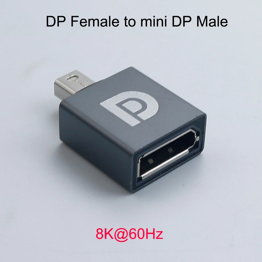 YuXi DP Displayport 1.4 To Mini Displayport Adapter 4K 8K 60Hz Cable Extender For PC Projector Monitor Converter