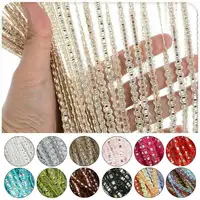 Door String Curtain Wall Panel Fringe Window Room Divider Home Patio Bedroom Decorative Tassel Screen for Wedding Coffee House 1