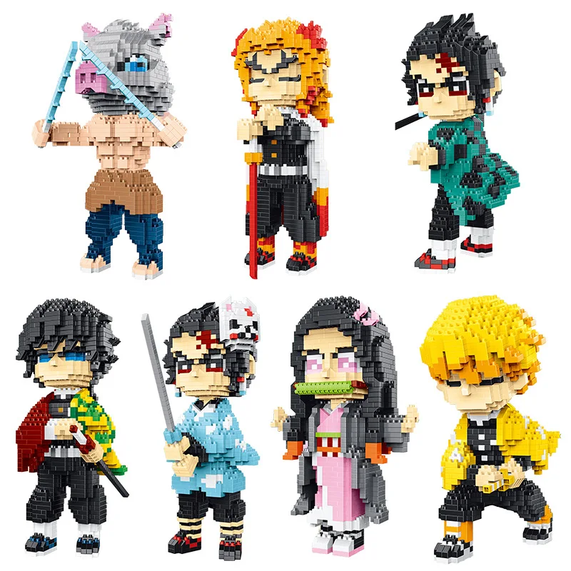 

Micro-Particle Creative Toy mini Building Blocks puzzle toys P2111-P2117 Assembling Cartoon Characters Model Gift Ornaments
