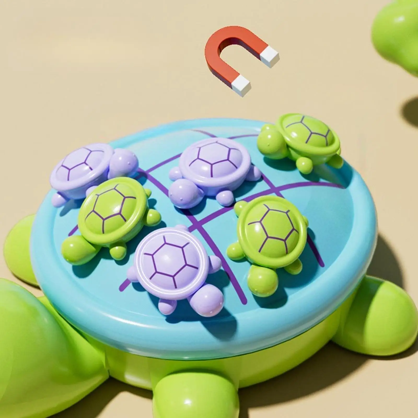 Turtle Tic Toe Game Favors Travel Games Educational Toy for Kids Gifts