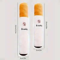 Cigarette Design Pet Plush Toy, "No Smoking" Pet Plush Cigarette ShapeToy, Cool Dogs Relaxing Toys For Dogs And Cats 2