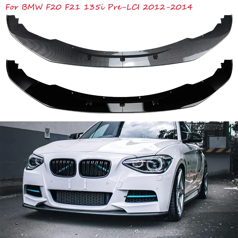 Per BMW serie 1 F20 F21 135i Pre-LCI 2012-2014 M accessori per auto  sportive paraurti anteriore Spoiler laterale Splitter Body Kit Cover -  AliExpress