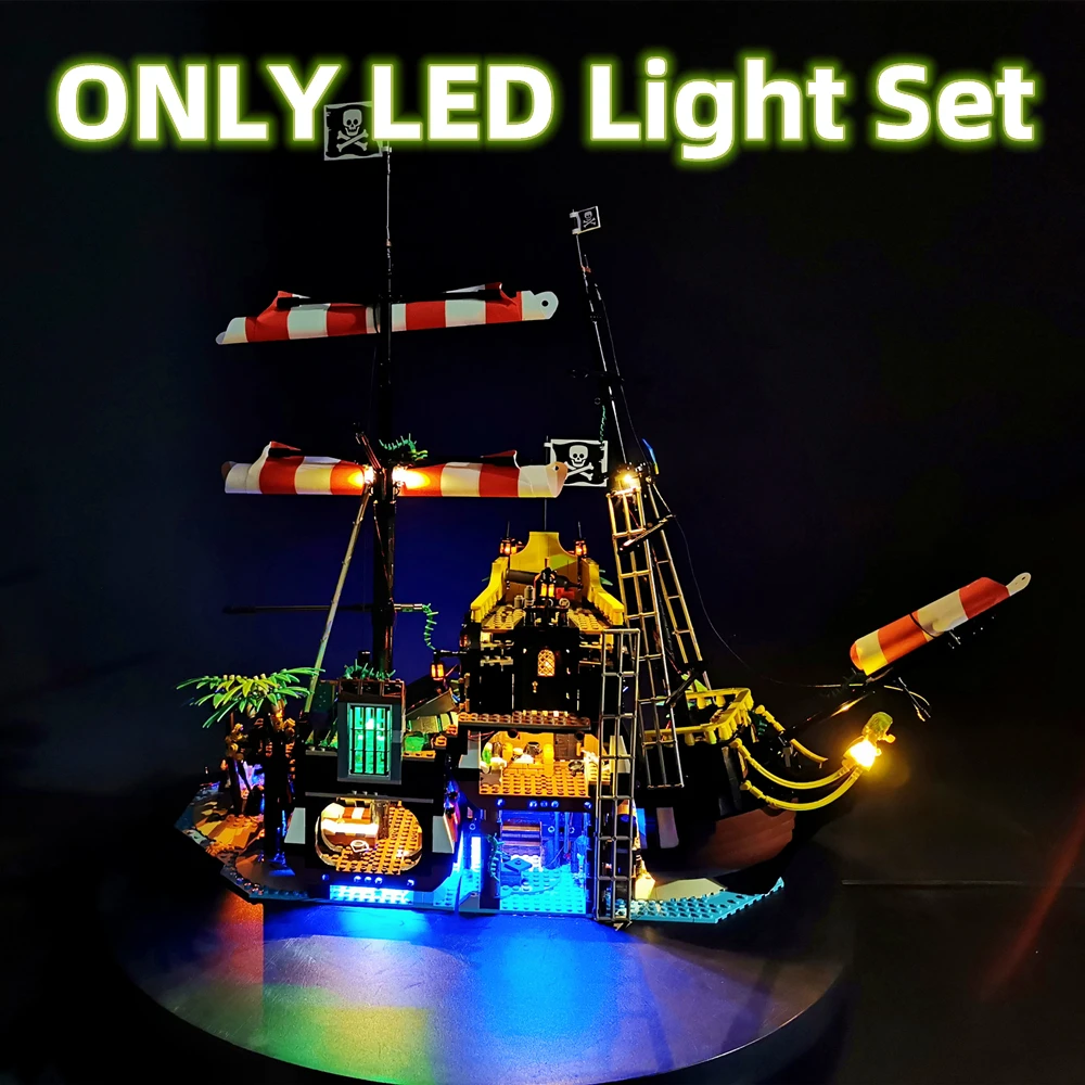 IN STOCK Remote Control LED Light Set For Pirates of Barracuda Compatible With LEGO 21322 Building Blocks Bricks Accessory Toys