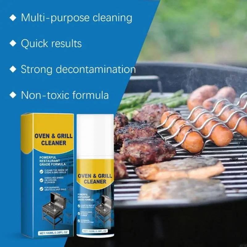 AXYC Grill And Oven Cleaner For Effortless Grease And Residues Elimination 150ml Easy Grease Removal Solution
