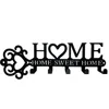 5 Hooks Home Sweet Home Metal Keys Hooks Wall Hanger Coat Hooks Towels Racks Home Decor for LivingHome Office Wall Art DIYhritis 1