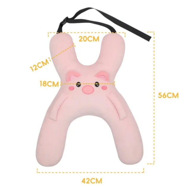 Kids Car Neck Pillow – Cute Cartoon Safety & Sleep Aid Pillow 6