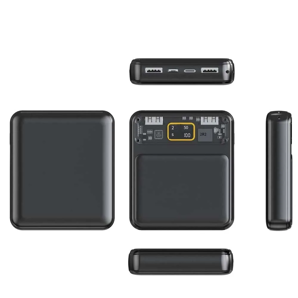 K fai da te 18650 Power Bank carica scatola di immagazzinaggio display digale batteria ricaricabile per caricare telefoni cellulari 3 interfaccia di usca  44