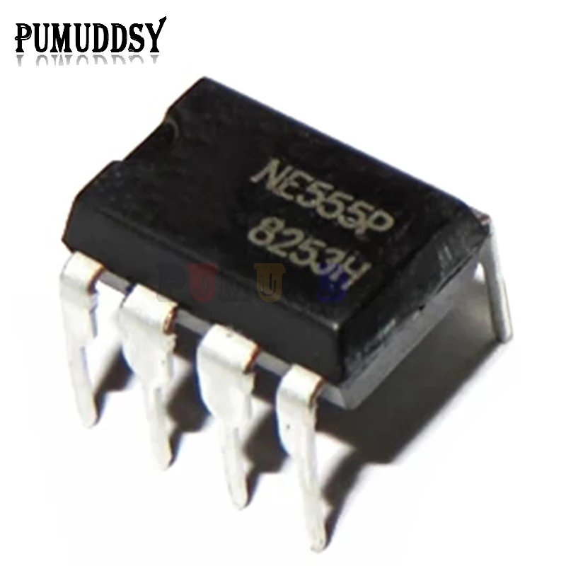 20-Pack NE555 Timer Oscillator Chips with 8-Pin DIP Sockets