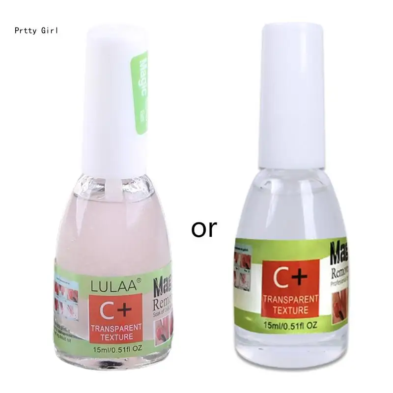 

15ml Polish Remover UV Gel Soak Off Removal Manicure Cleaner Tool D2TA