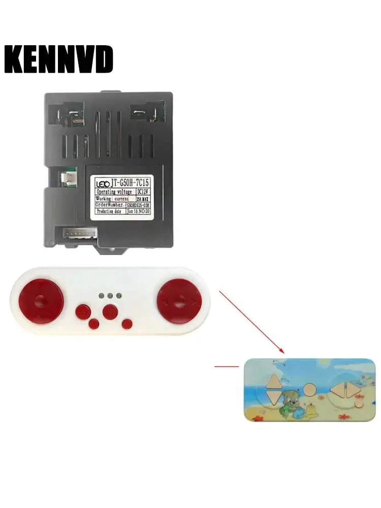 G6B G50B BDM CSG4MS CSR-12T CST-12T 12V 어린이 전기 자동차 원격 제어 수신기 컨트롤러 마더 보드 송신기