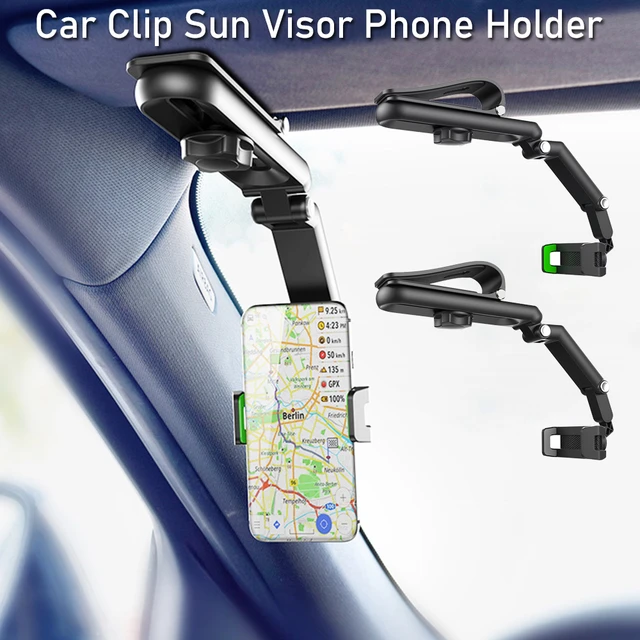 Super Support de Téléphone de Rétroviseur pour Voiture Rotatif 360°  Multifonction 