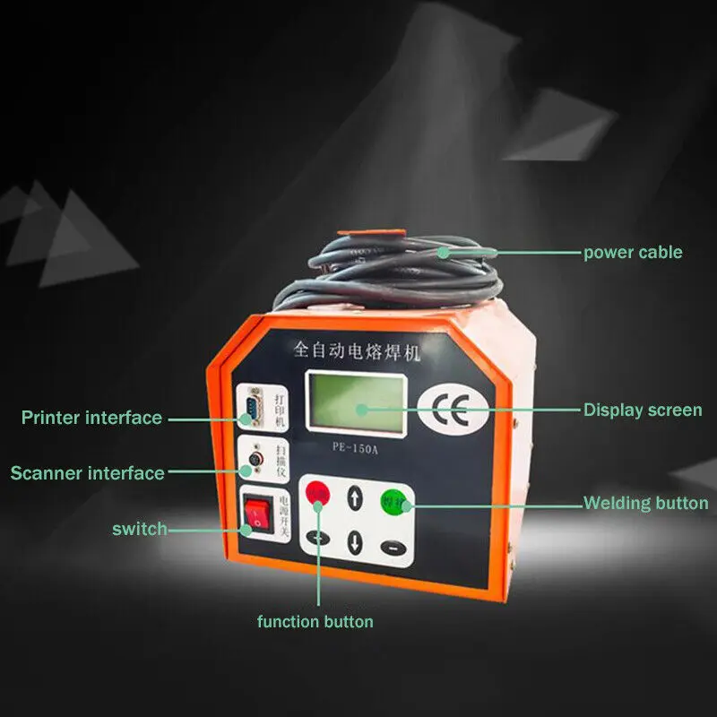PE Electric Fusion Welding Machine PE250A Butt Welding Machine PE pipe Electric Fusion Pipe Welder