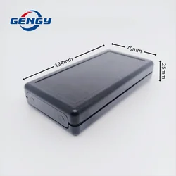 Plastic Project Box for Electronics and DIY Wiring (134x70x25mm Black)