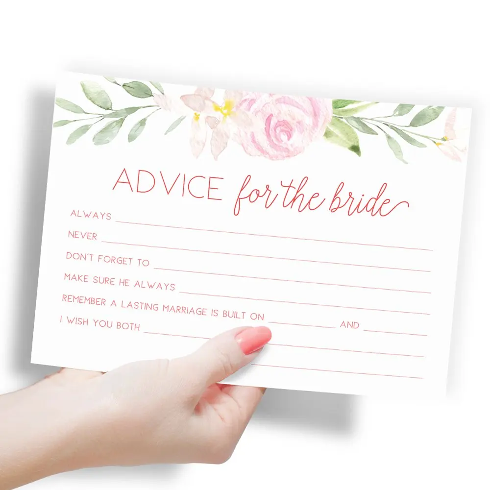 50pcs/set, Suggestions And Blessing Cards Wedding Dinner Event Table Cards Event Decoration Are Writable, Wedding Party Su
