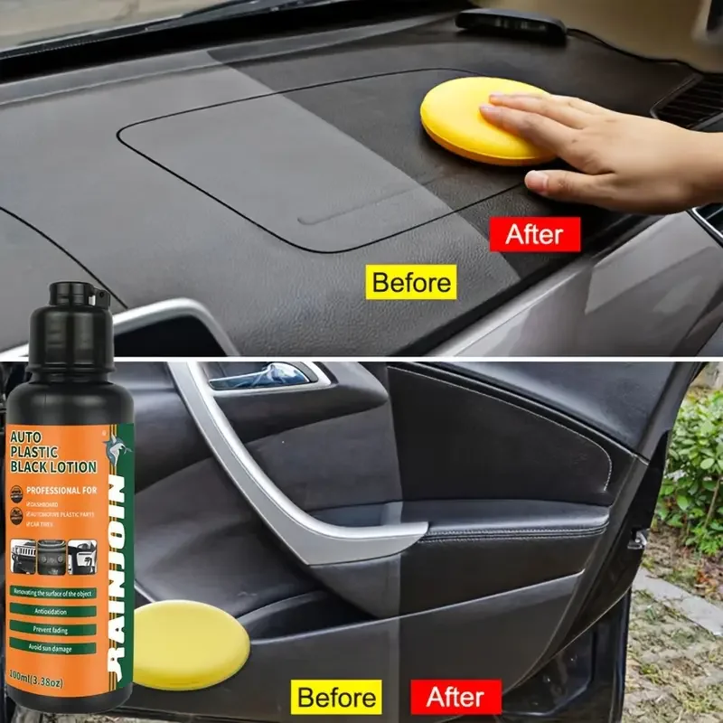 Car Plastic Repair Agent Interior and Panel Renewal Wax Coating Agent Care Polish