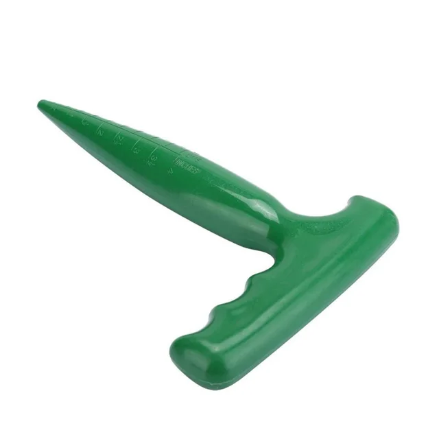 Új Zöld Lyukú Lyukasztó Állítható Gép Csemete Transzplanter Perforátor Vetőmag Húsos Növények Vágó Kerti Kellékek