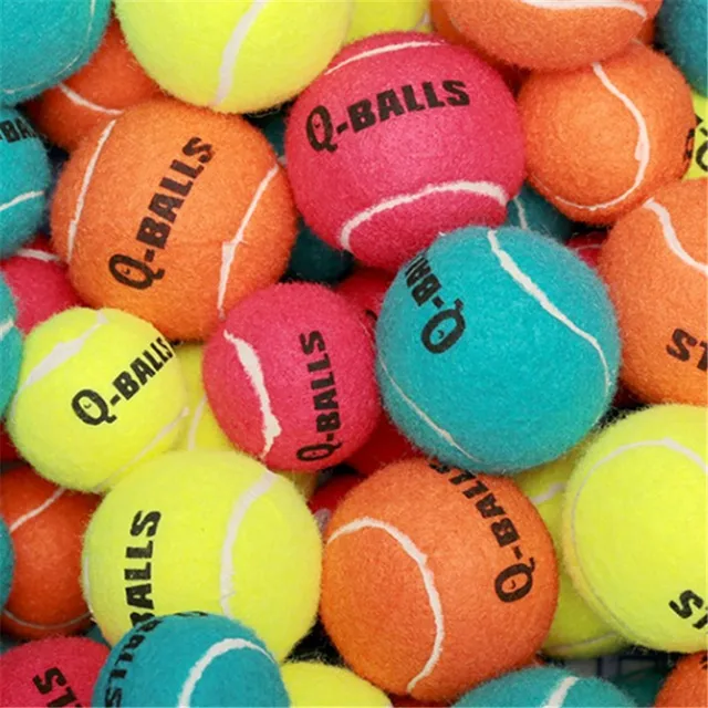Sbfff14519b5a4f5fbf3fef840dc5814bn.jpg 4Pcs/Set Dog Toy Q-MONSTER Thick Walled Natural Rubber Squeak Chew Balls for Dogs Tennis Interactive Bouncy Balls for Training