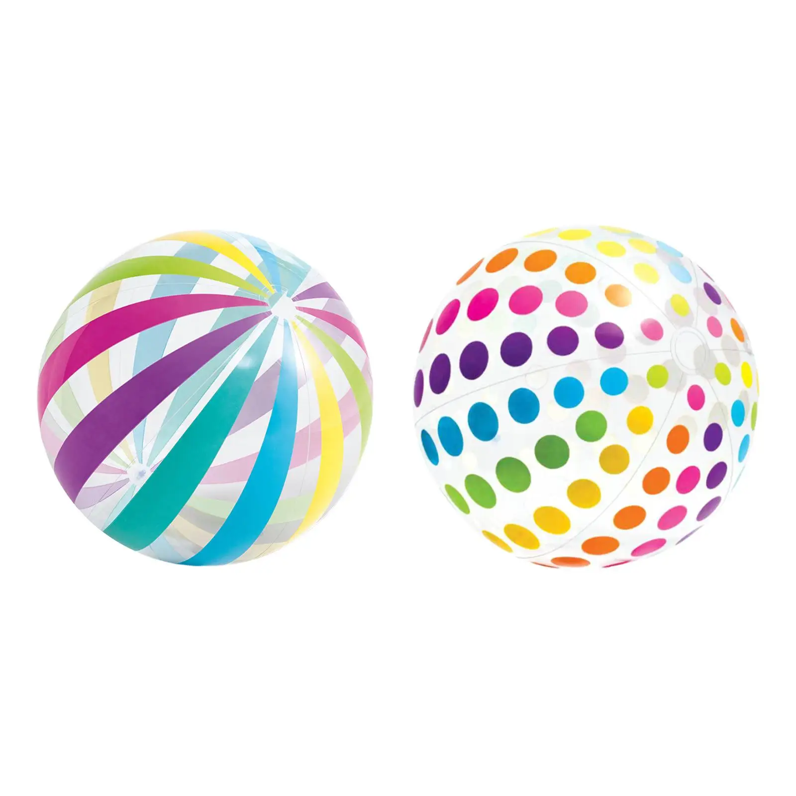 PVC Beach Ball Colorful Party Accessories Pool Game Inflatable Swimming Pool Toys for Summer Party Holiday Home