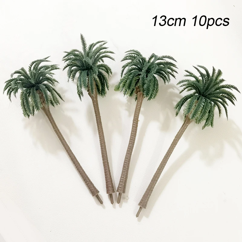 7-16cm 1/87 Ho Scale Model Palm Tree Artificial Coconut