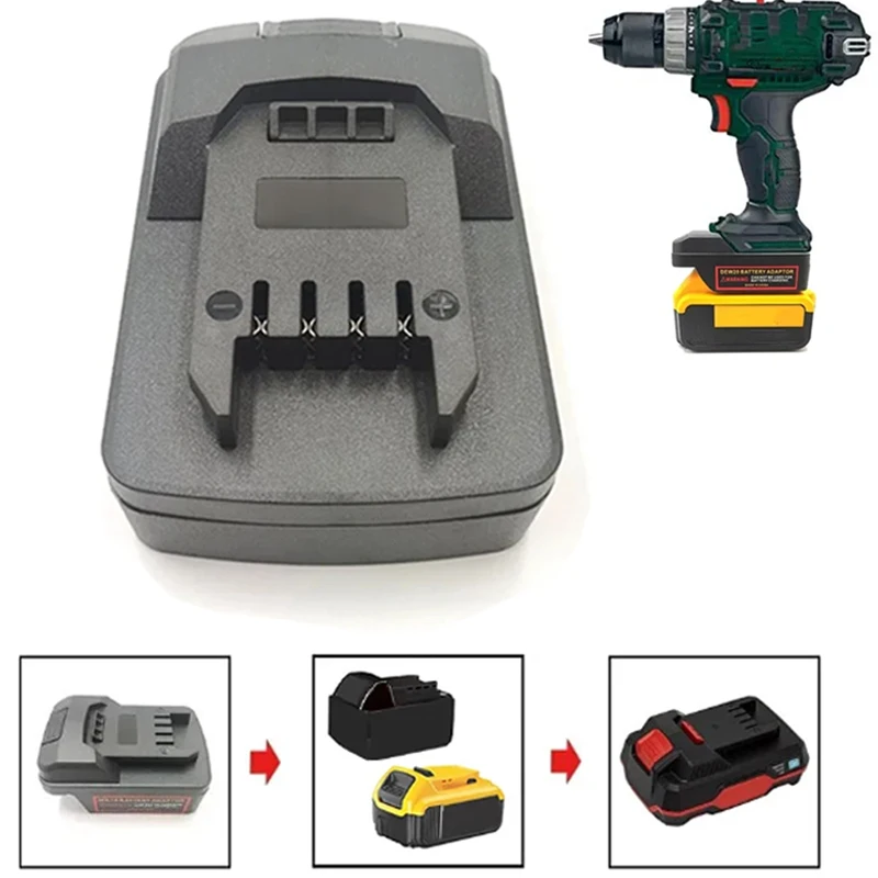 Adattatore Batteria Per Batteria Agli Ioni Di Litio Dewalt/Milwaukee 18V/20V Per Batteria Parkside Pap20A1 Pap20A3 Per Utensili Elettrici Parkside 20V