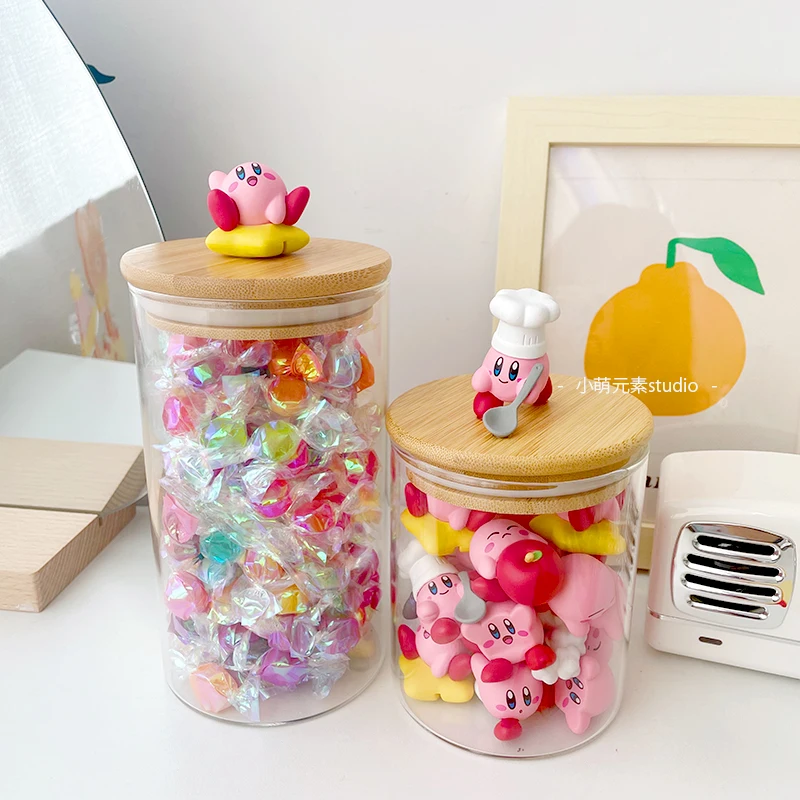 Kawaii Storage Jars With lids Sticker For The Kitchen Food Cute Plastic  Coffee Salt Tea Shaker Candy Grains & Cereals Fresh Box - AliExpress