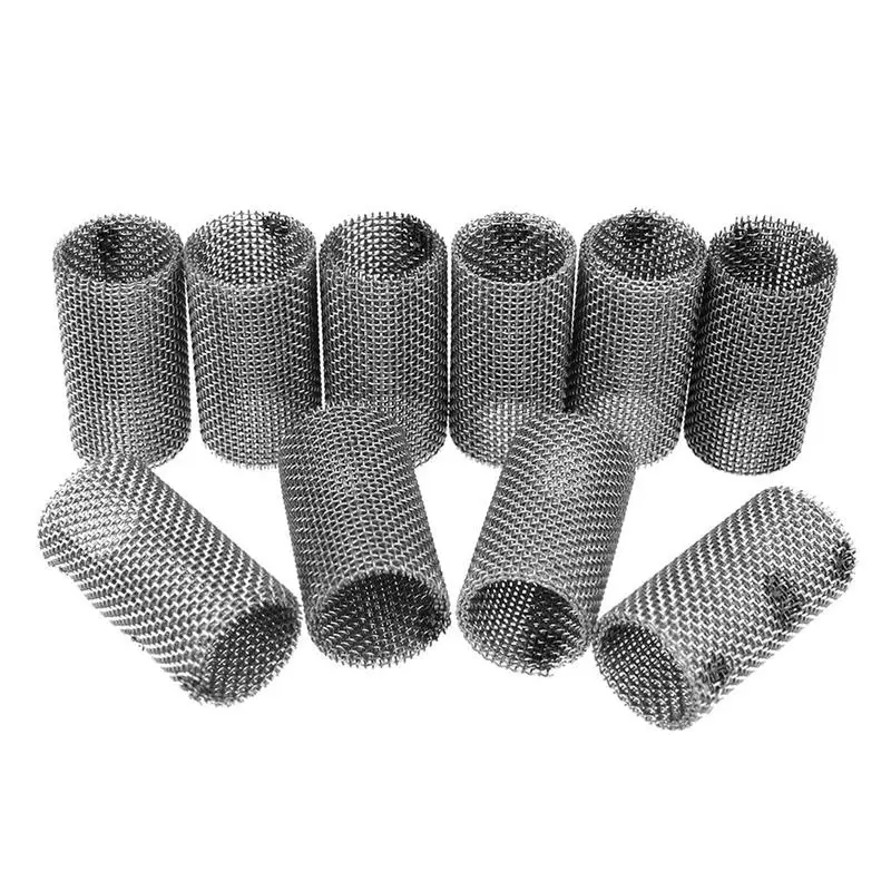 

Heater Glow Plug Strainer Screen 10pcs Stainless Steel Automotive Parts Replacement Tool Heater Filter Screen Engine Heater