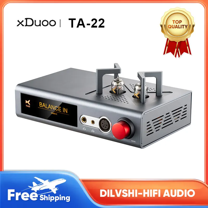 

XDUOO TA-22 MQA DAC сбалансированная труба усилитель для наушников Dual ES9038Q2M USB аудио декодер TA22 Bluetooth5.1 усилитель мощности