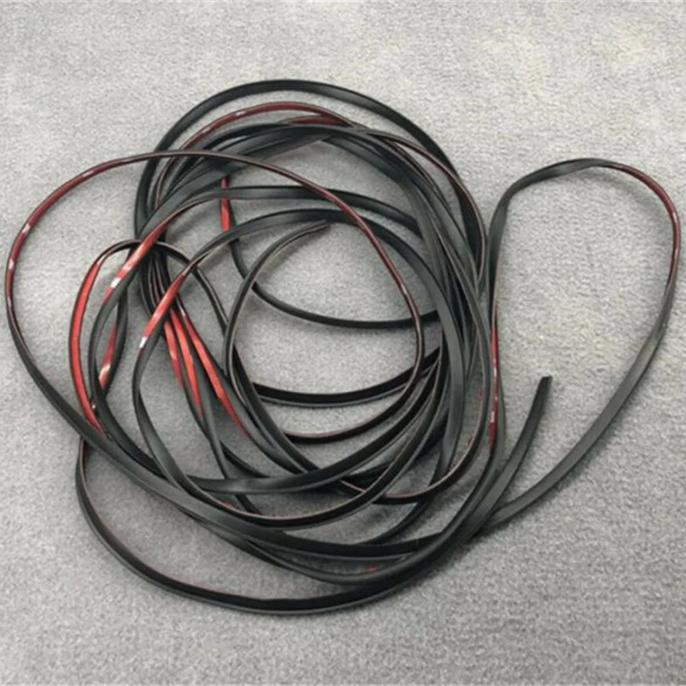 2/5M 5MM*7MM T-Type Rubber Sealing Strip Black Sealing Strip Weatherproof For Car Edge Trim Bumper Car Accessories