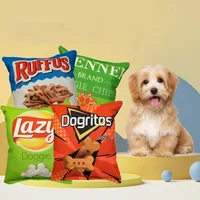 Funny Dog Toys Crisps Plush Filled Pets Squeaky Chew Bite-resistant Sounding Paper Toys Small Medium Pets Supplies Accessories 2