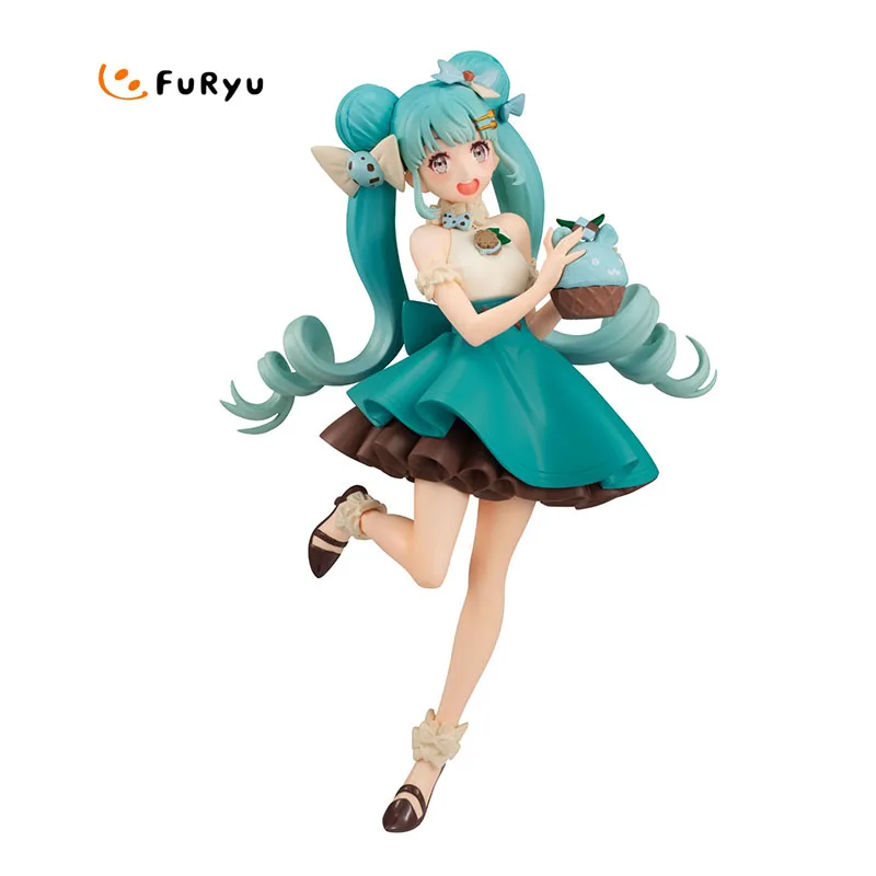 

Аксессуары 100% Оригинальные фигурки FuRyu sweetsweet серии VOCALOID Hatsune Miku 17 см из ПВХ, Аниме фигурки, модели, игрушки, куклы, подарки на праздник
