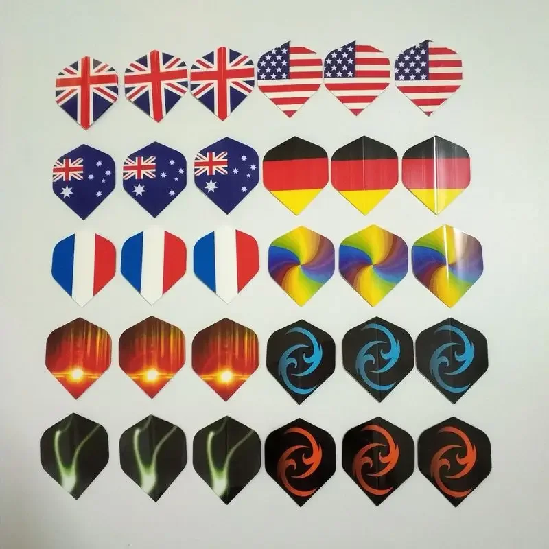 다트 비행 세트 30PCS 여러 스타일 다채로운 애완 동물 다트 비행 전문 다트 새로 다트 액세서리